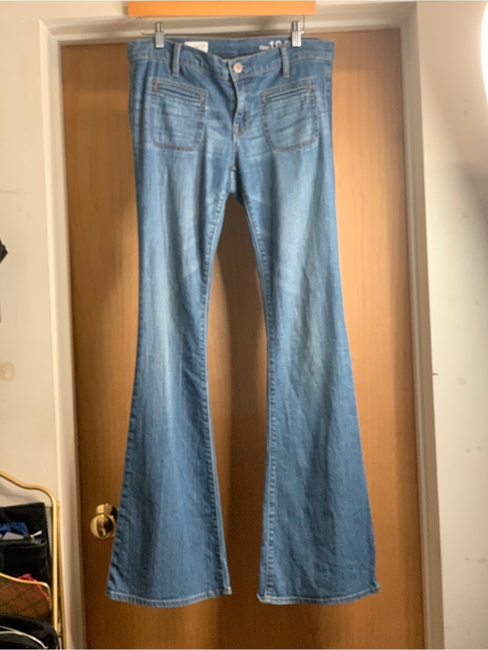 GAP Light Blue Flared Jeans – Low- Rise Size-27/4 Y2K Boho